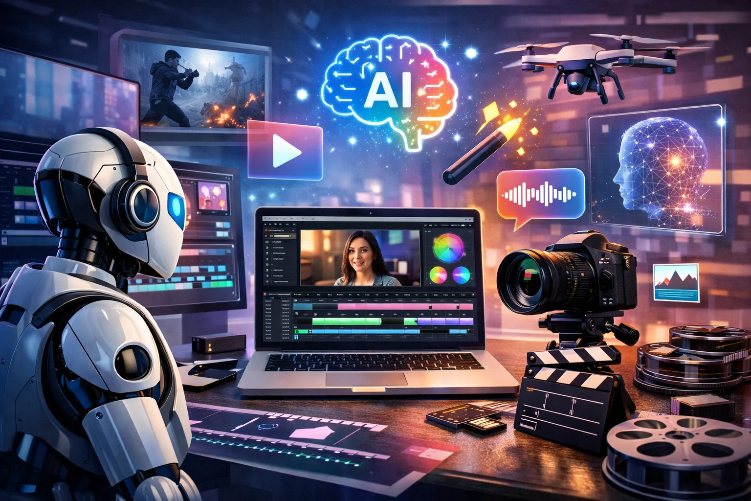 6 AI Tools for Video Editing